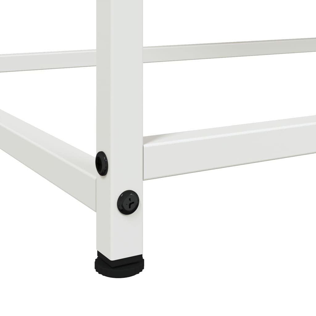 vidaXL Ντουλάπι Λευκό 100,5x39x107 εκ. Ατσάλινο