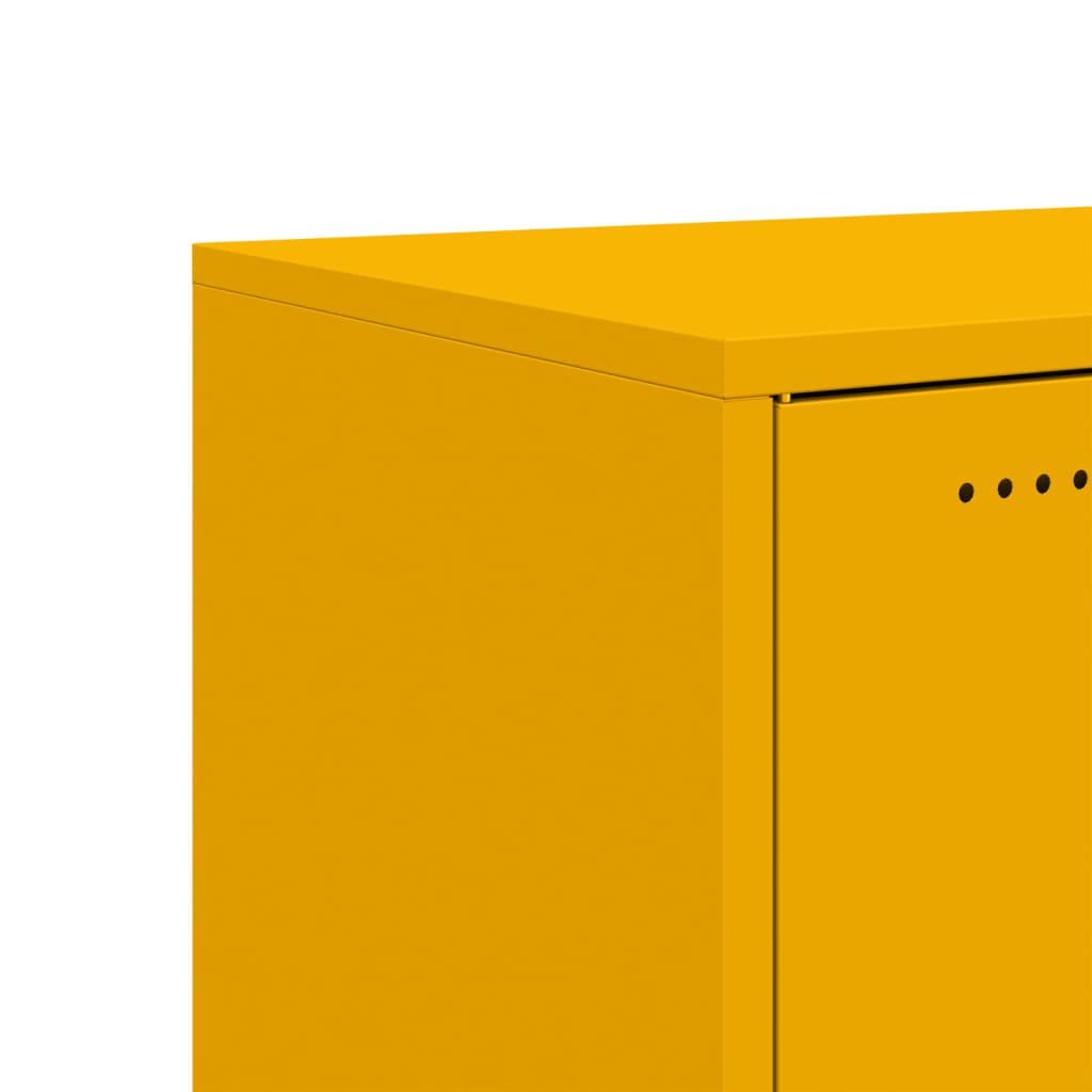 vidaXL Έπιπλο Τηλεόρασης Μουσταρδί Κίτρινο 68x39x43,5 εκ. από Ατσάλι