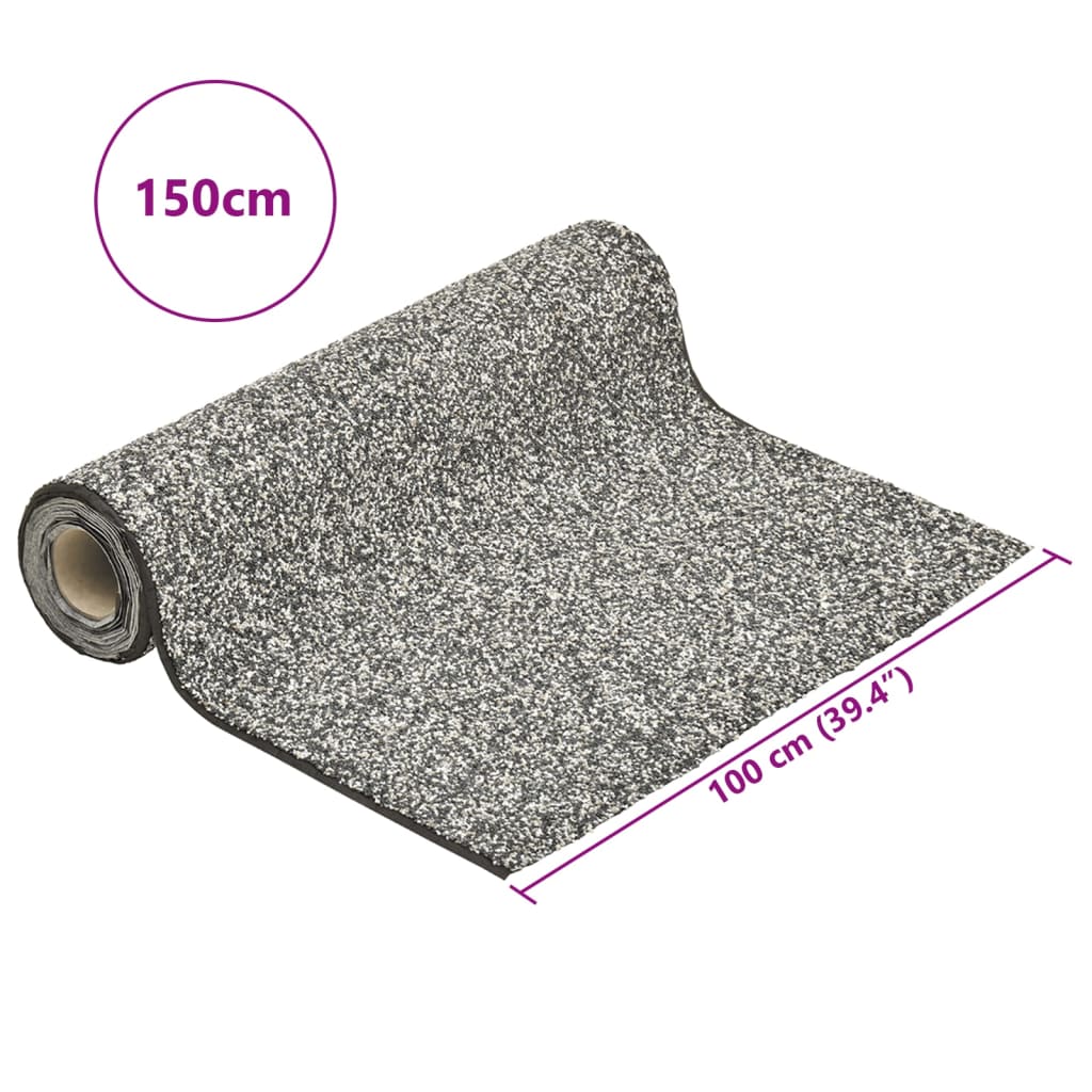 vidaXL Μεμβράνη Λίμνης με Όψη Πέτρας Γκρι 150 x 100 εκ.