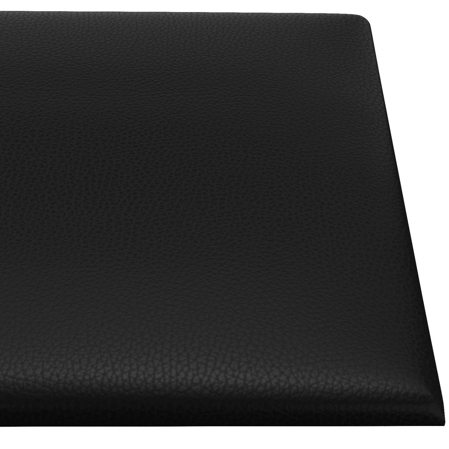 vidaXL Κεφαλάρι Τοίχου 12 pcs 90 x 30 cm Μαύρο ύφασμα