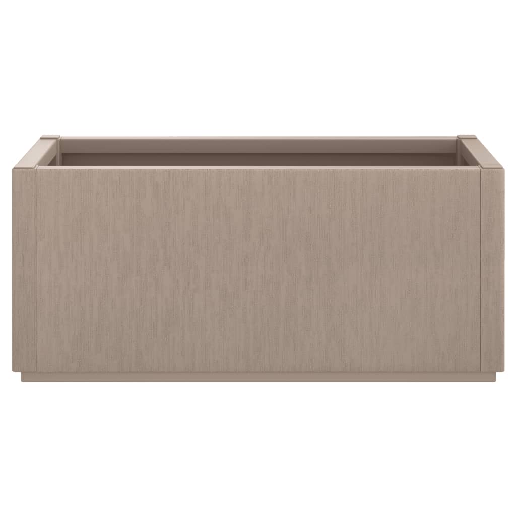 vidaXL Ζαρντινιέρα Κήπου Ανοιχτό Καφέ 80x36x35 εκ. Πολυπροπυλένιο