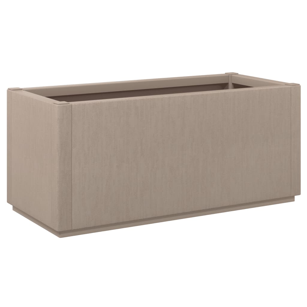 vidaXL Ζαρντινιέρα Κήπου Ανοιχτό Καφέ 80x36x35 εκ. Πολυπροπυλένιο