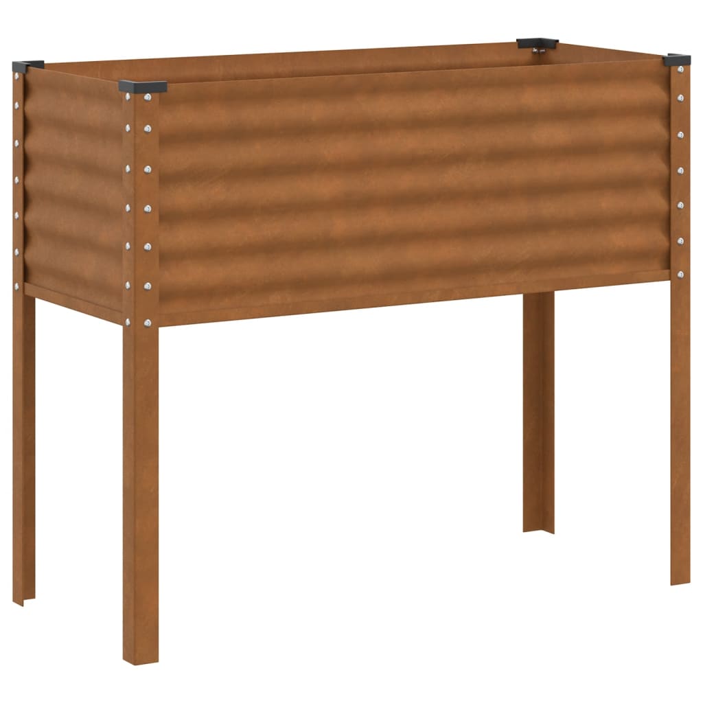vidaXL Ζαρντινιέρα 100x41x90 εκ. Ατσάλι Σκληρυθέν στον Αέρα