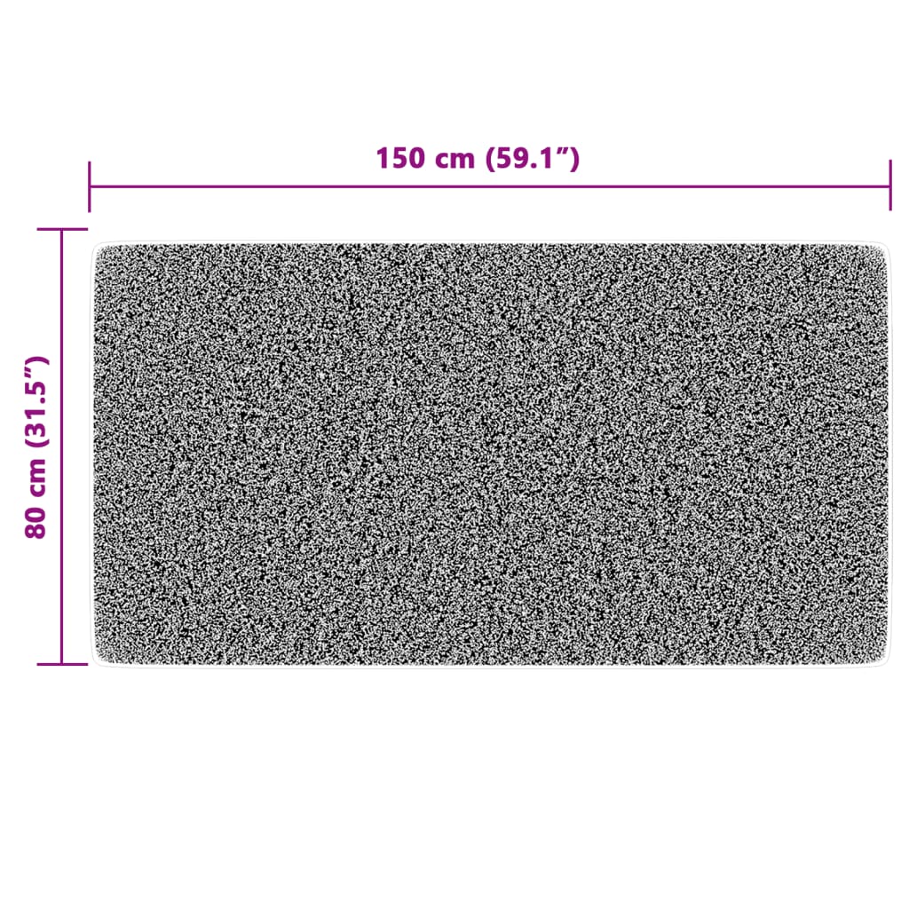 vidaXL Χαλί Κοντό Πέλος Εσωτ./Εξωτ. Χώρου Αντιολ. Πολύχρωμο 80x150εκ.