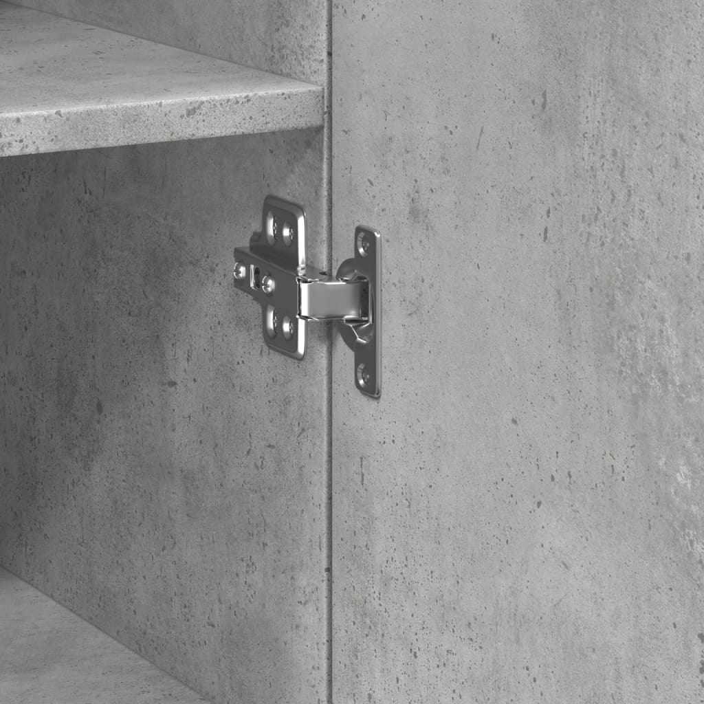 vidaXL Ντουλάπι Αποθήκευσης Στενό Γκρι 40x42,5x225 εκ. Επεξεργ. Ξύλο