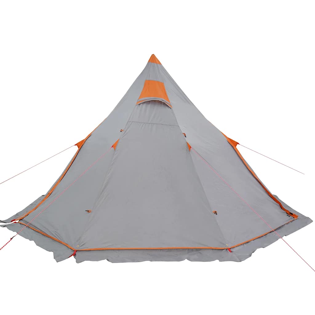 vidaXL Σκηνή Κάμπινγκ Tipi 5 Ατόμων Αδιάβροχη Γκρι