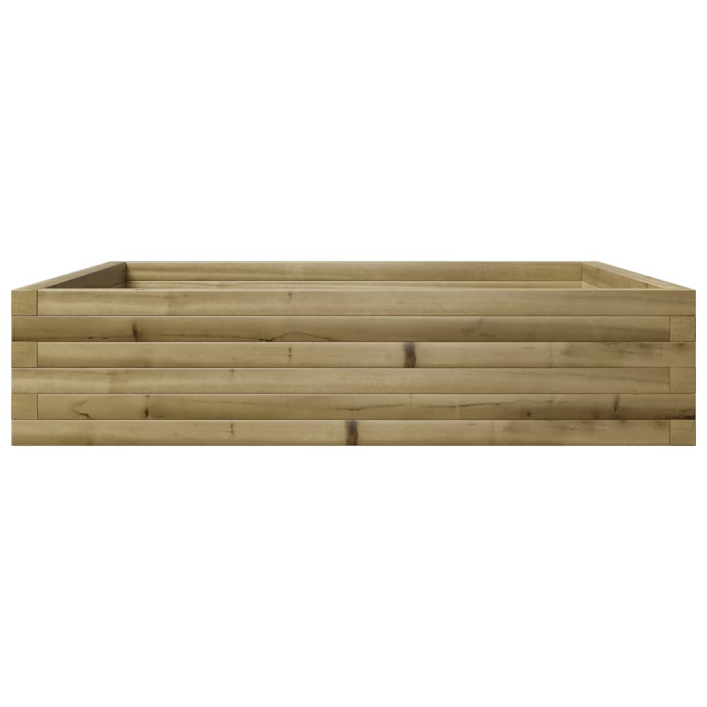 vidaXL Ζαρντινιέρα Κήπου 100x100x23 εκ. από Εμποτισμένο Ξύλο Πεύκου