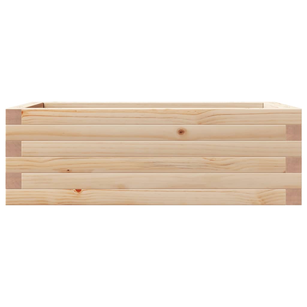 vidaXL Ζαρντινιέρα Κήπου 70x40x23 εκ από Μασίφ Ξύλο Πεύκου