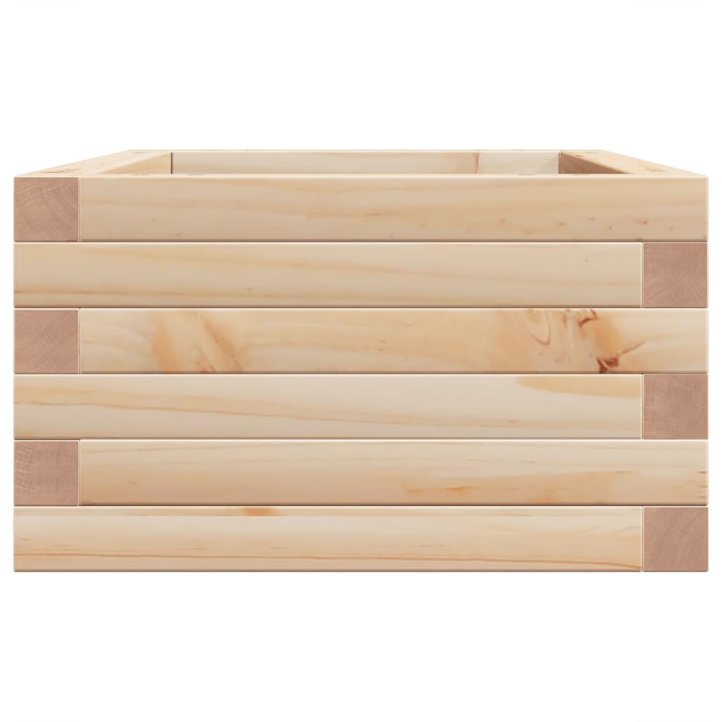 vidaXL Ζαρντινιέρα Κήπου 70x40x23 εκ από Μασίφ Ξύλο Πεύκου