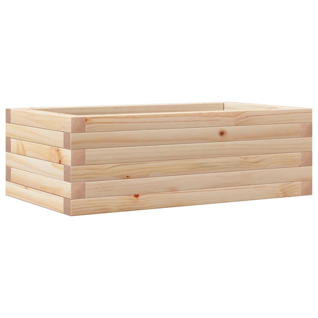 vidaXL Ζαρντινιέρα Κήπου 70x40x23 εκ από Μασίφ Ξύλο Πεύκου