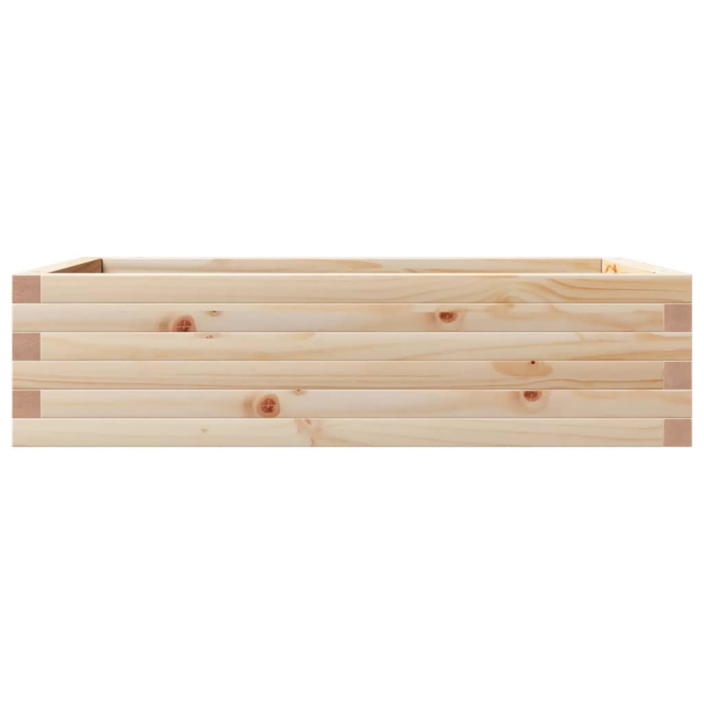 vidaXL Ζαρντινιέρα Κήπου 90x60x23 εκ από Μασίφ Ξύλο Πεύκου