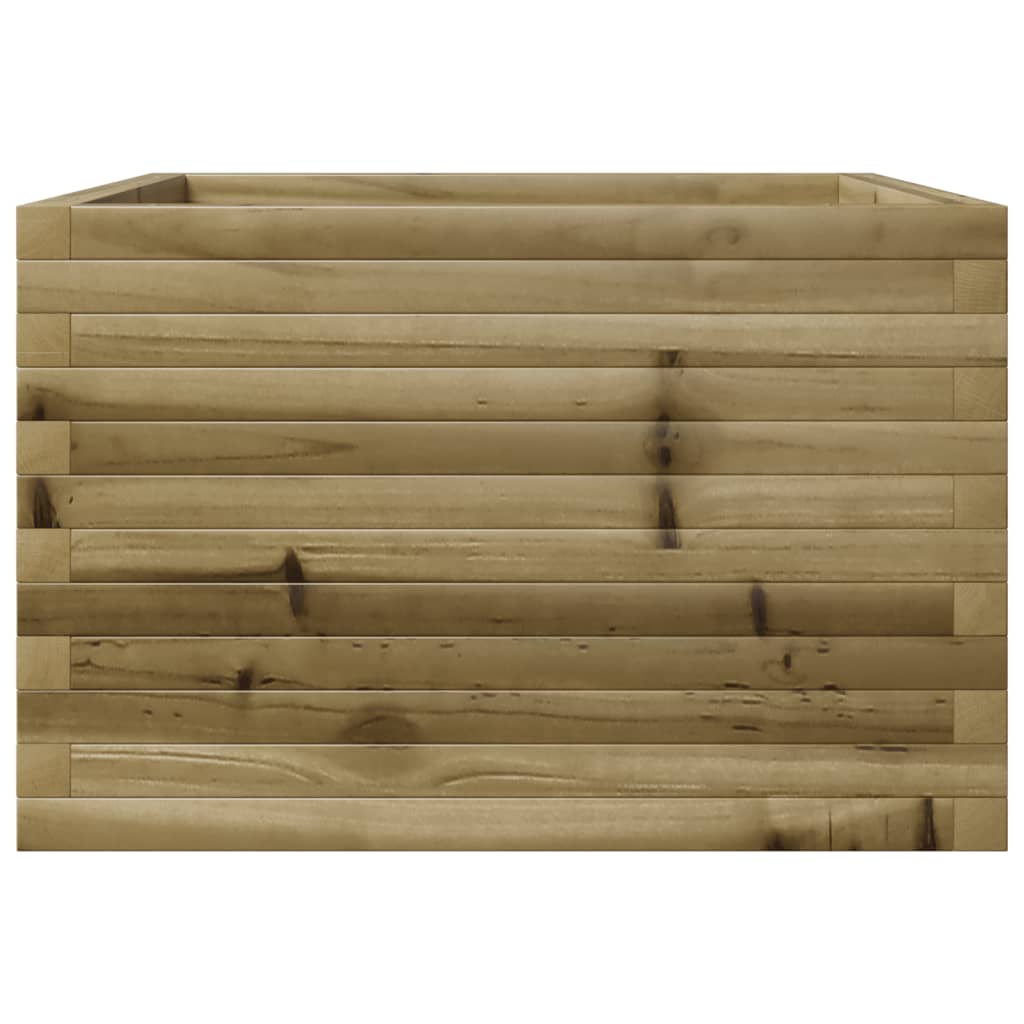 vidaXL Ζαρντινιέρα Κήπου 70x70x45,5 εκ. από Εμποτισμένο Ξύλο Πεύκου