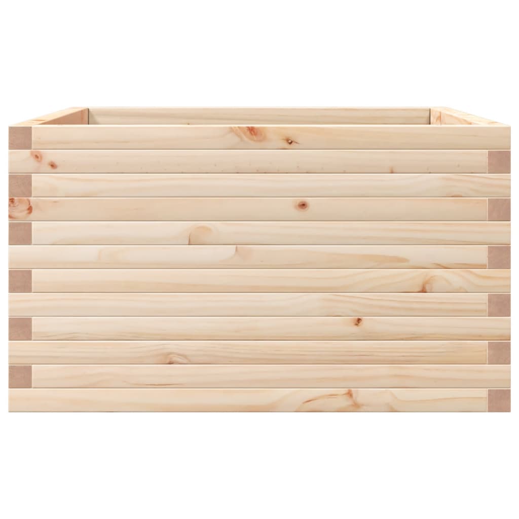 vidaXL Ζαρντινιέρα Κήπου 80x80x45,5 εκ από Μασίφ Ξύλο Πεύκου