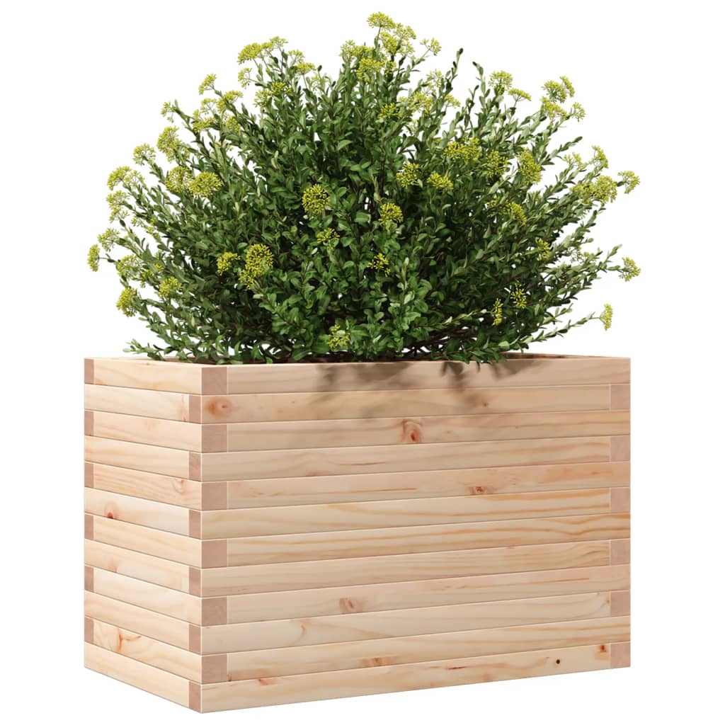 vidaXL Ζαρντινιέρα Κήπου 70x40x45,5 εκ από Μασίφ Ξύλο Πεύκου
