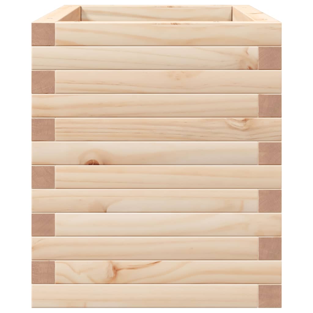 vidaXL Ζαρντινιέρα Κήπου 70x40x45,5 εκ από Μασίφ Ξύλο Πεύκου