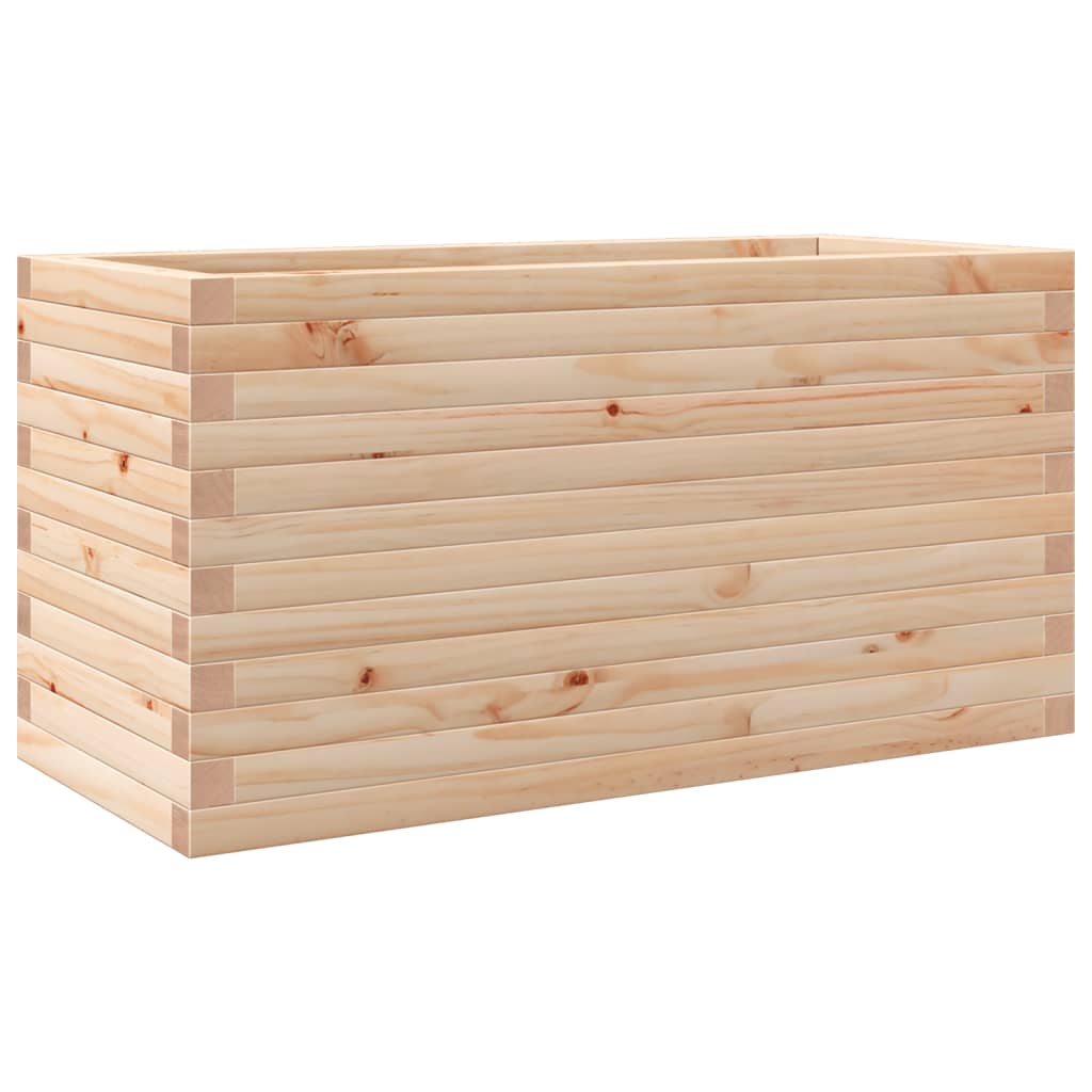 vidaXL Ζαρντινιέρα Κήπου 90x40x45,5 εκ από Μασίφ Ξύλο Πεύκου
