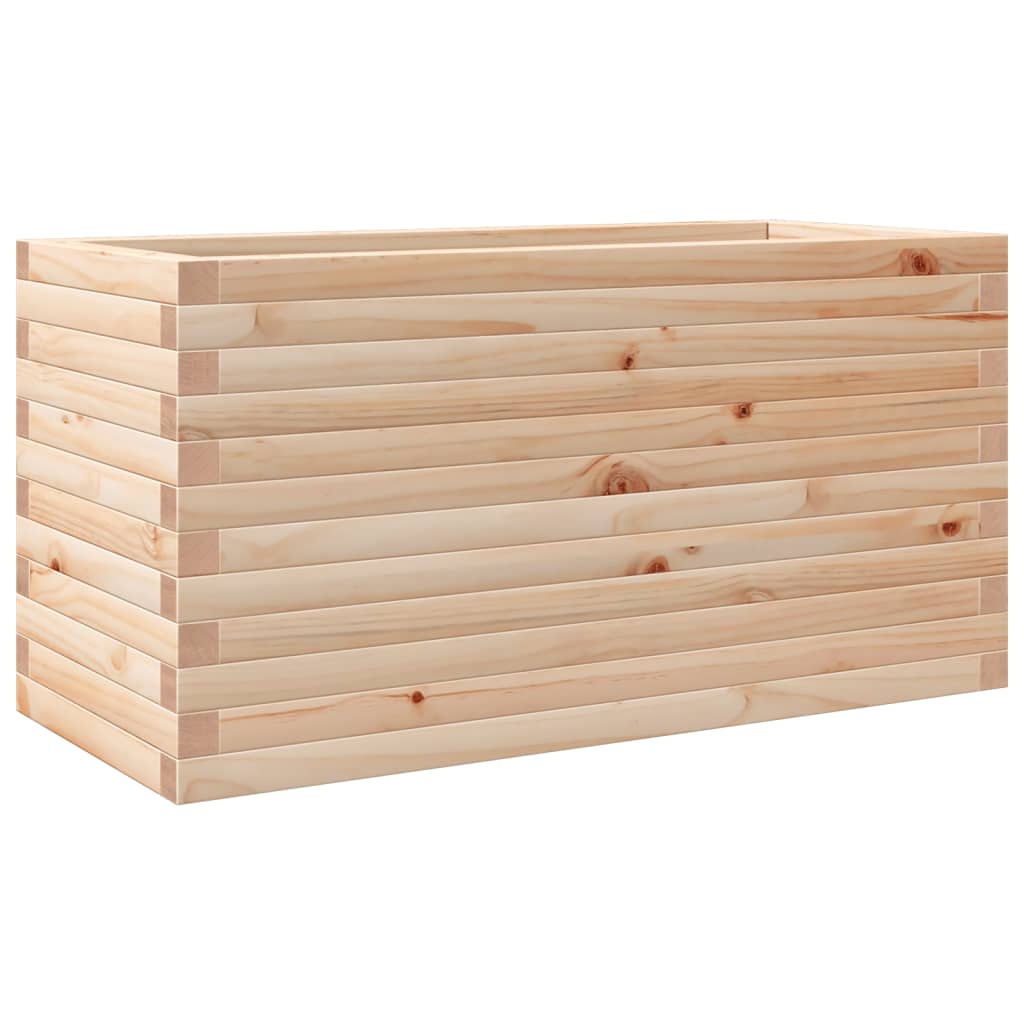 vidaXL Ζαρντινιέρα Κήπου 90x40x45,5 εκ από Μασίφ Ξύλο Πεύκου