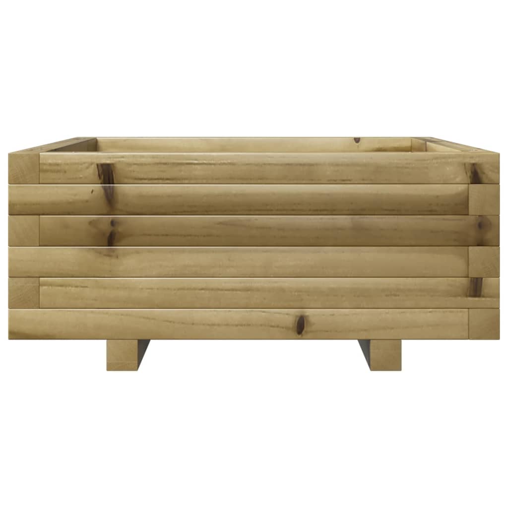 vidaXL Ζαρντινιέρα Κήπου 60x60x26,5 εκ. από Εμποτισμένο Ξύλο Πεύκου