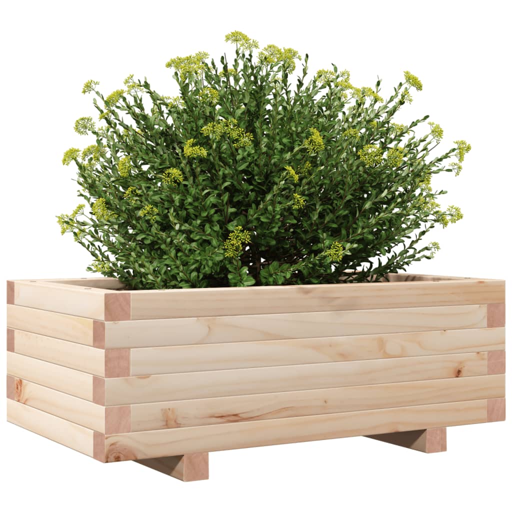 vidaXL Ζαρντινιέρα Κήπου 70x40x26,5 εκ από Μασίφ Ξύλο Πεύκου