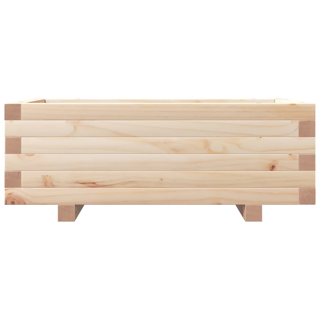 vidaXL Ζαρντινιέρα Κήπου 70x40x26,5 εκ από Μασίφ Ξύλο Πεύκου