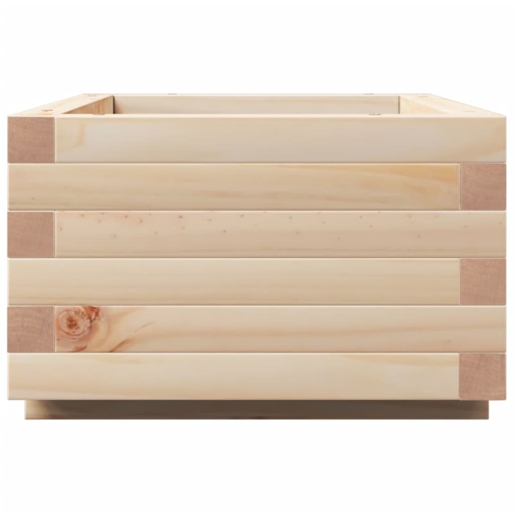 vidaXL Ζαρντινιέρα Κήπου 70x40x26,5 εκ από Μασίφ Ξύλο Πεύκου