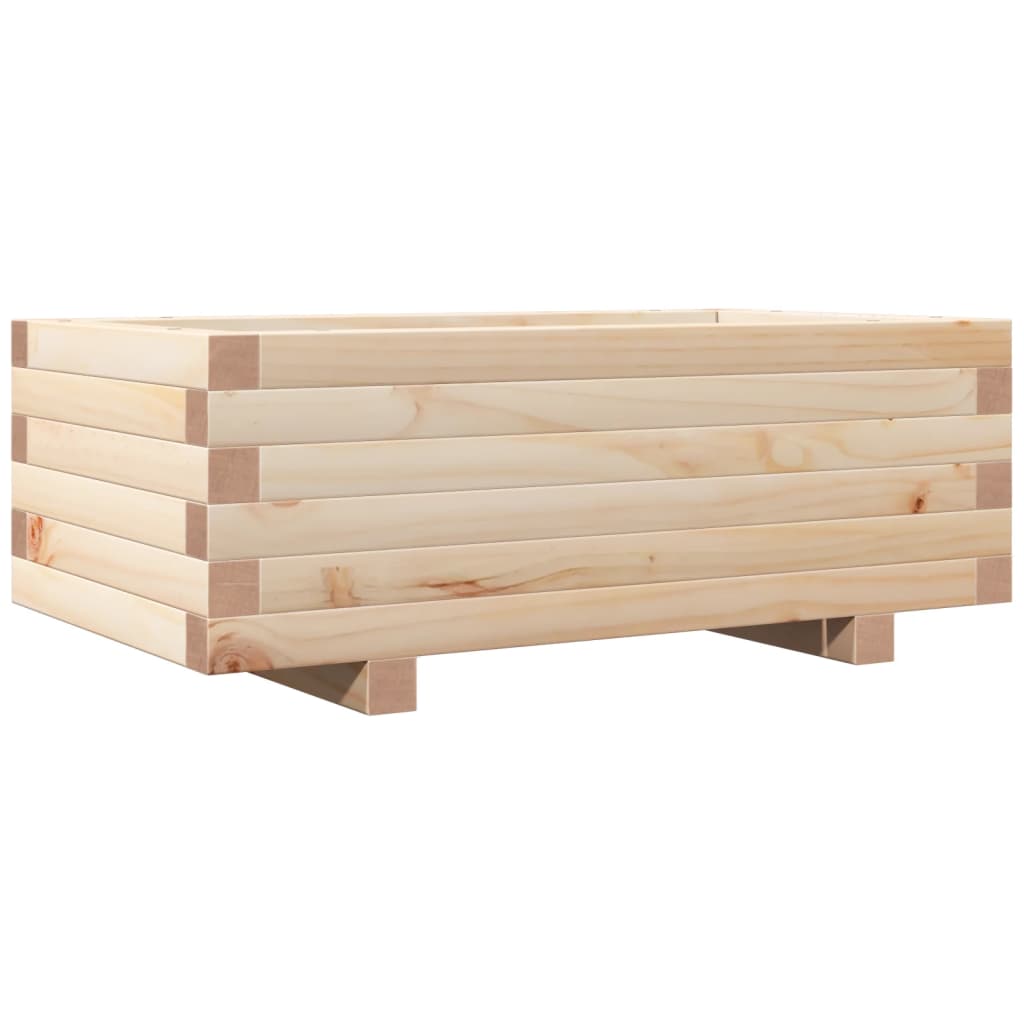 vidaXL Ζαρντινιέρα Κήπου 70x40x26,5 εκ από Μασίφ Ξύλο Πεύκου