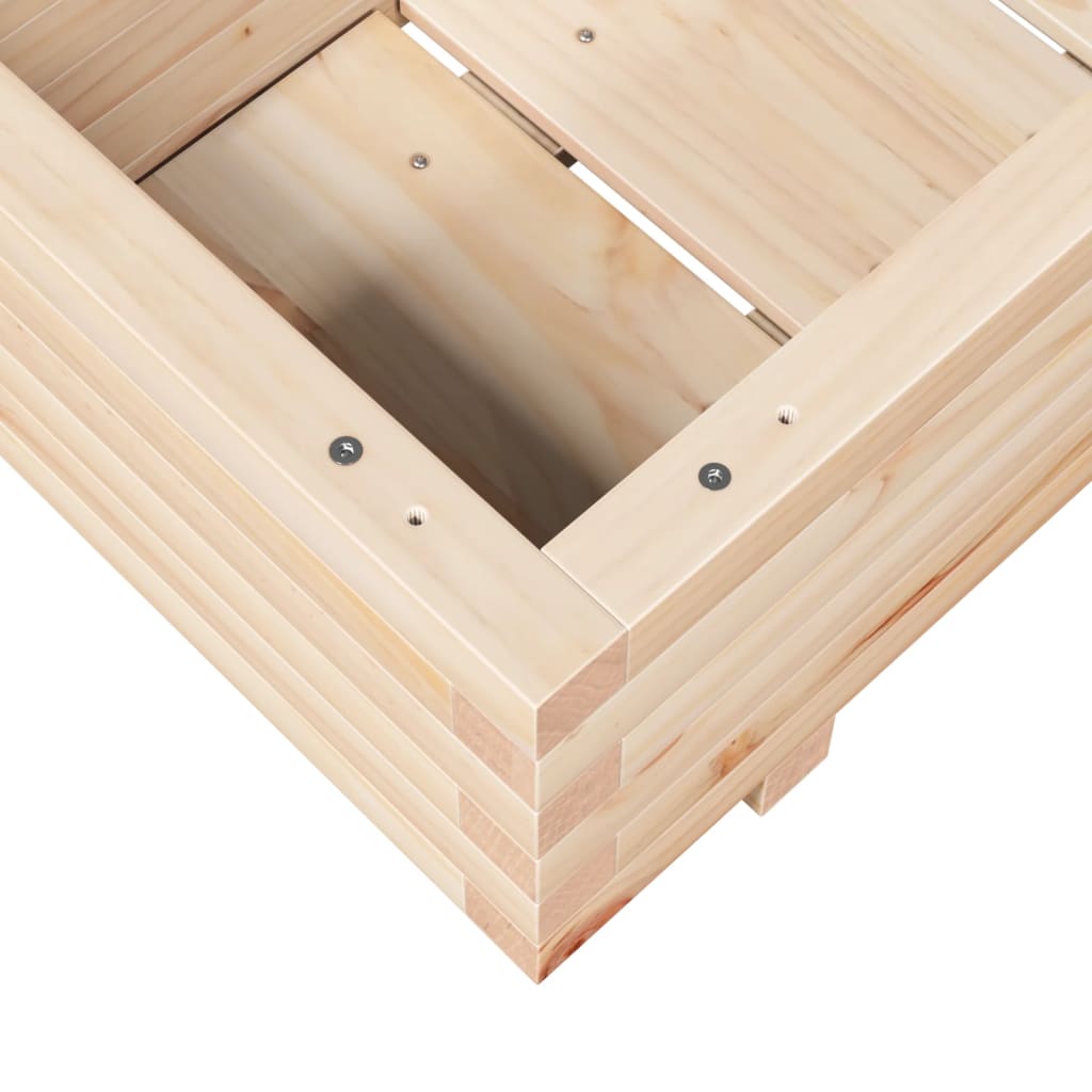 vidaXL Ζαρντινιέρα Κήπου 70x40x26,5 εκ από Μασίφ Ξύλο Πεύκου