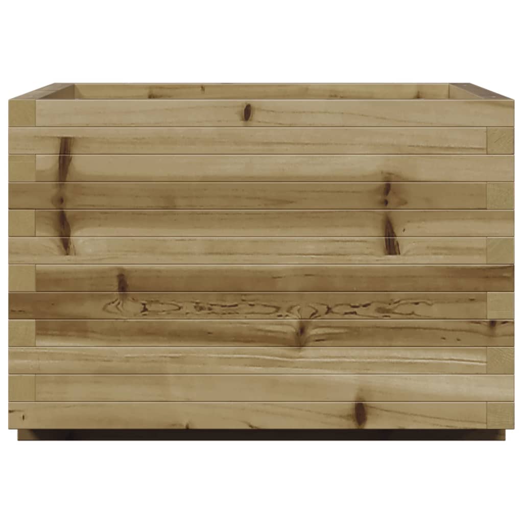 vidaXL Ζαρντινιέρα Κήπου 70x70x49,5 εκ. από Εμποτισμένο Ξύλο Πεύκου