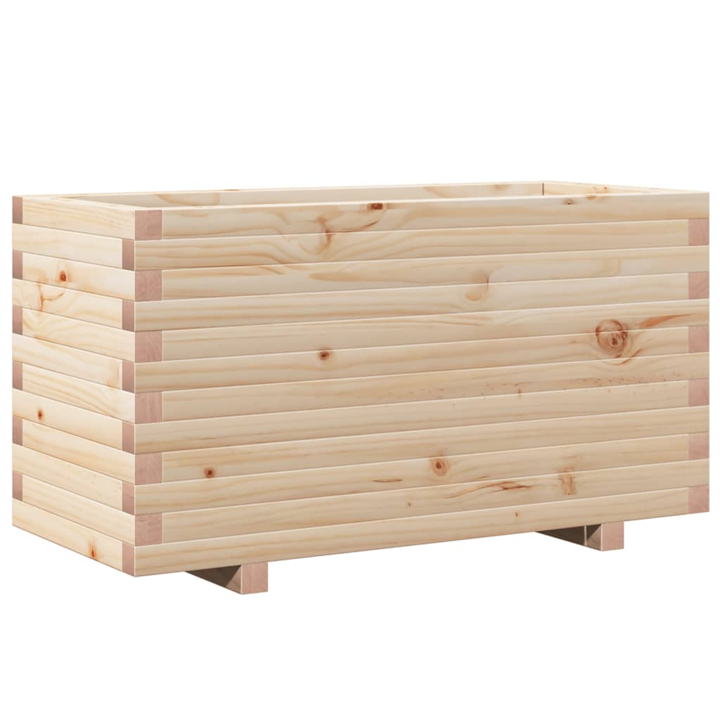vidaXL Ζαρντινιέρα Κήπου 90x40x49,5 εκ από Μασίφ Ξύλο Πεύκου