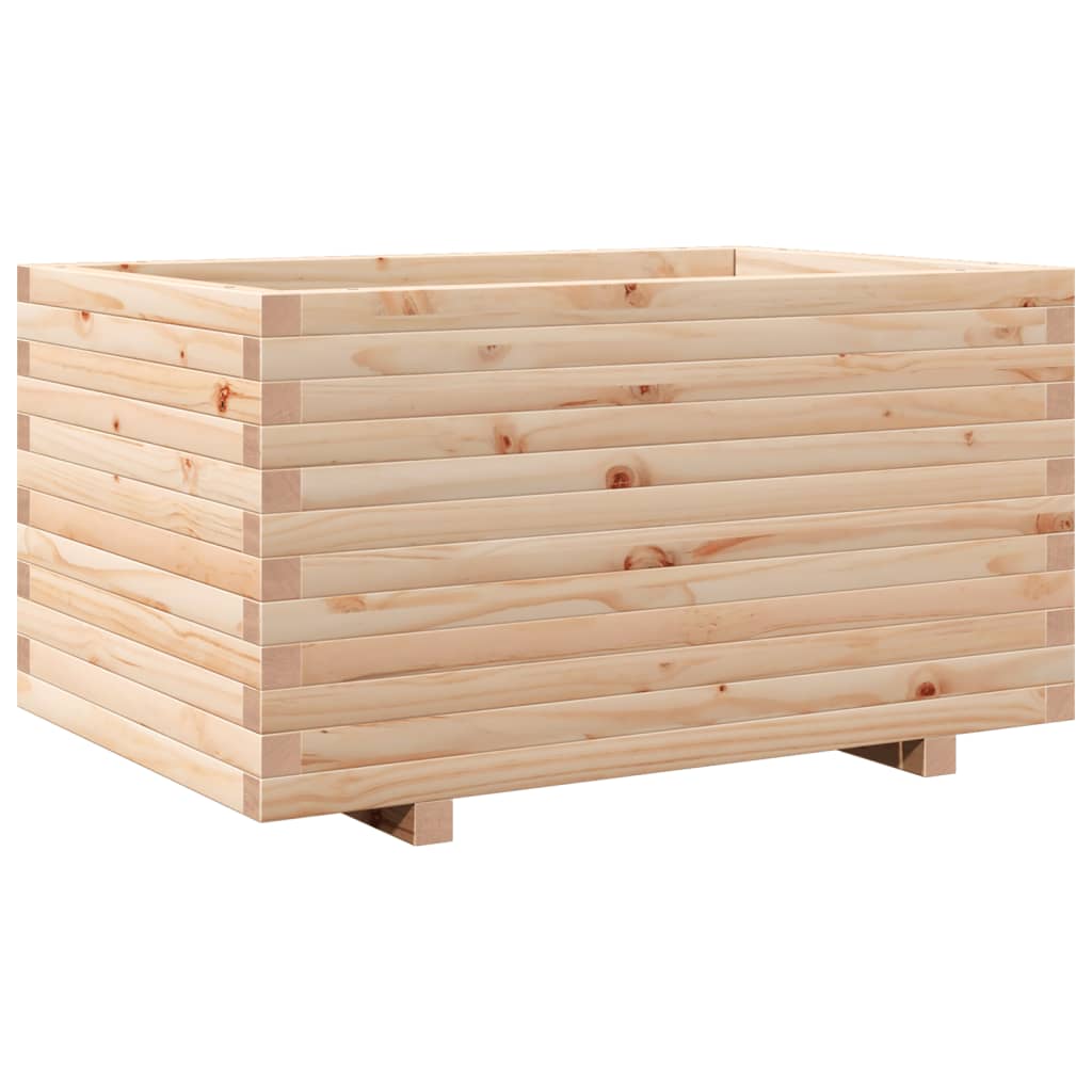 vidaXL Ζαρντινιέρα Κήπου 90x60x49,5 εκ από Μασίφ Ξύλο Πεύκου
