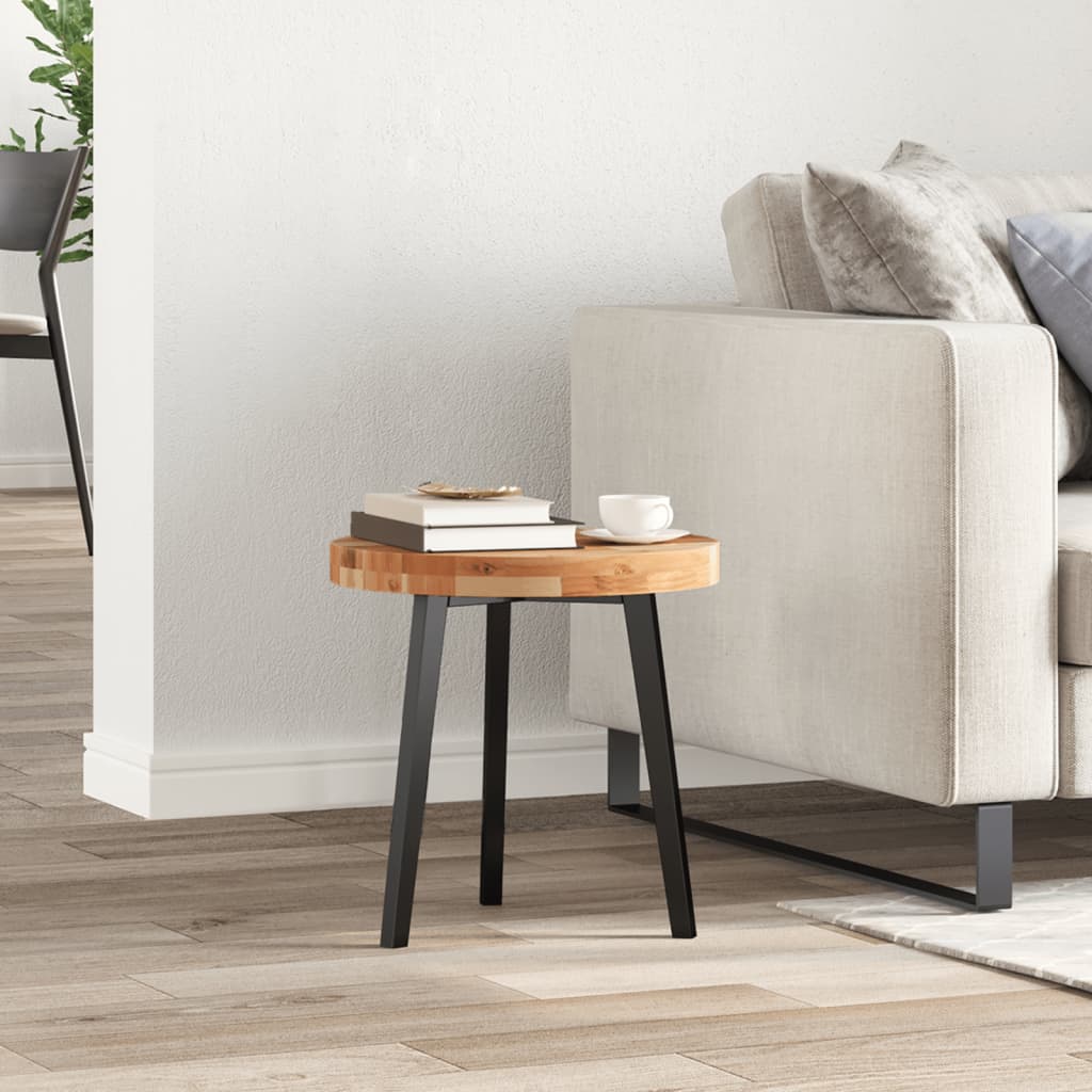 vidaXL Επιφάνεια Τραπεζιού Στρογγυλή Ø40x4 εκ. από Μασίφ Ξύλο Ακακίας