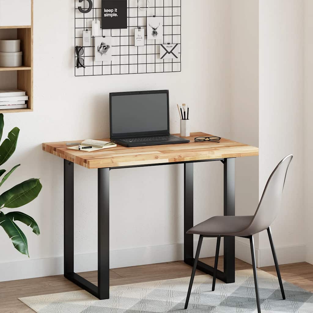 vidaXL Επιφάνεια Γραφείου Ορθογώνια 80x70x4 εκ. Μασίφ Ξύλο Ακακίας