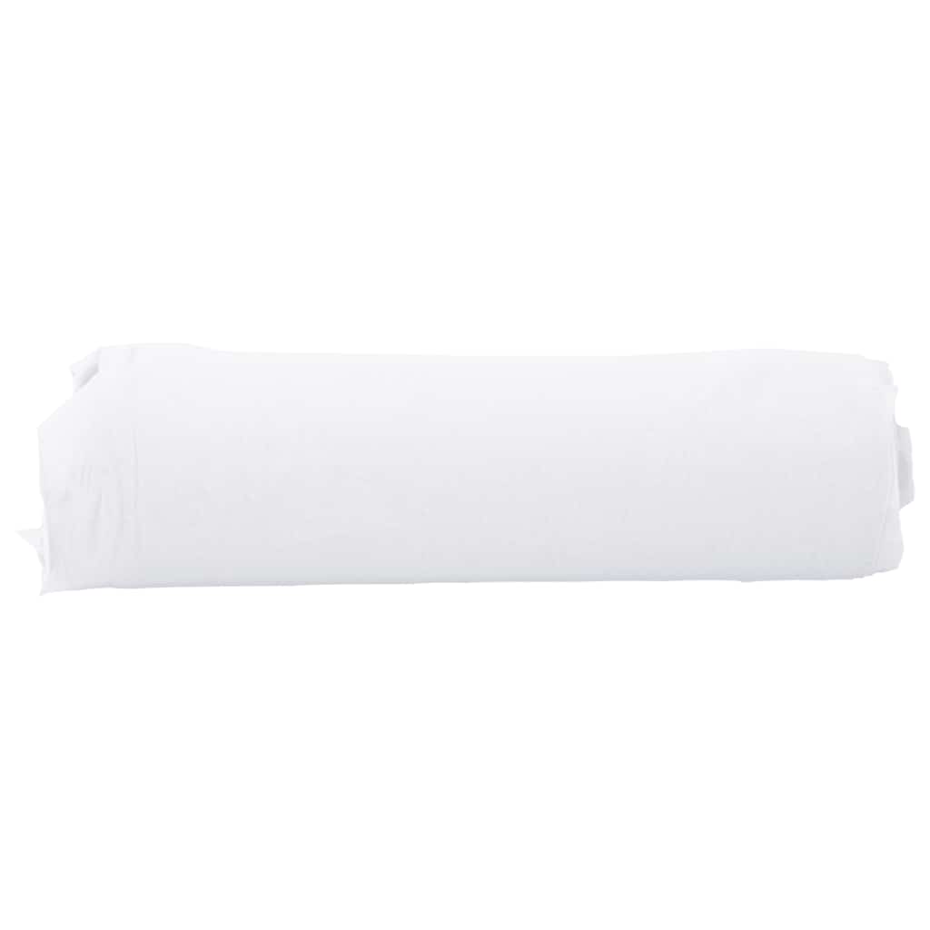 vidaXL Μεμβράνη με Γεωύφασμα Λευκή 1 x 50 μ. Πολυεστερικές Ίνες