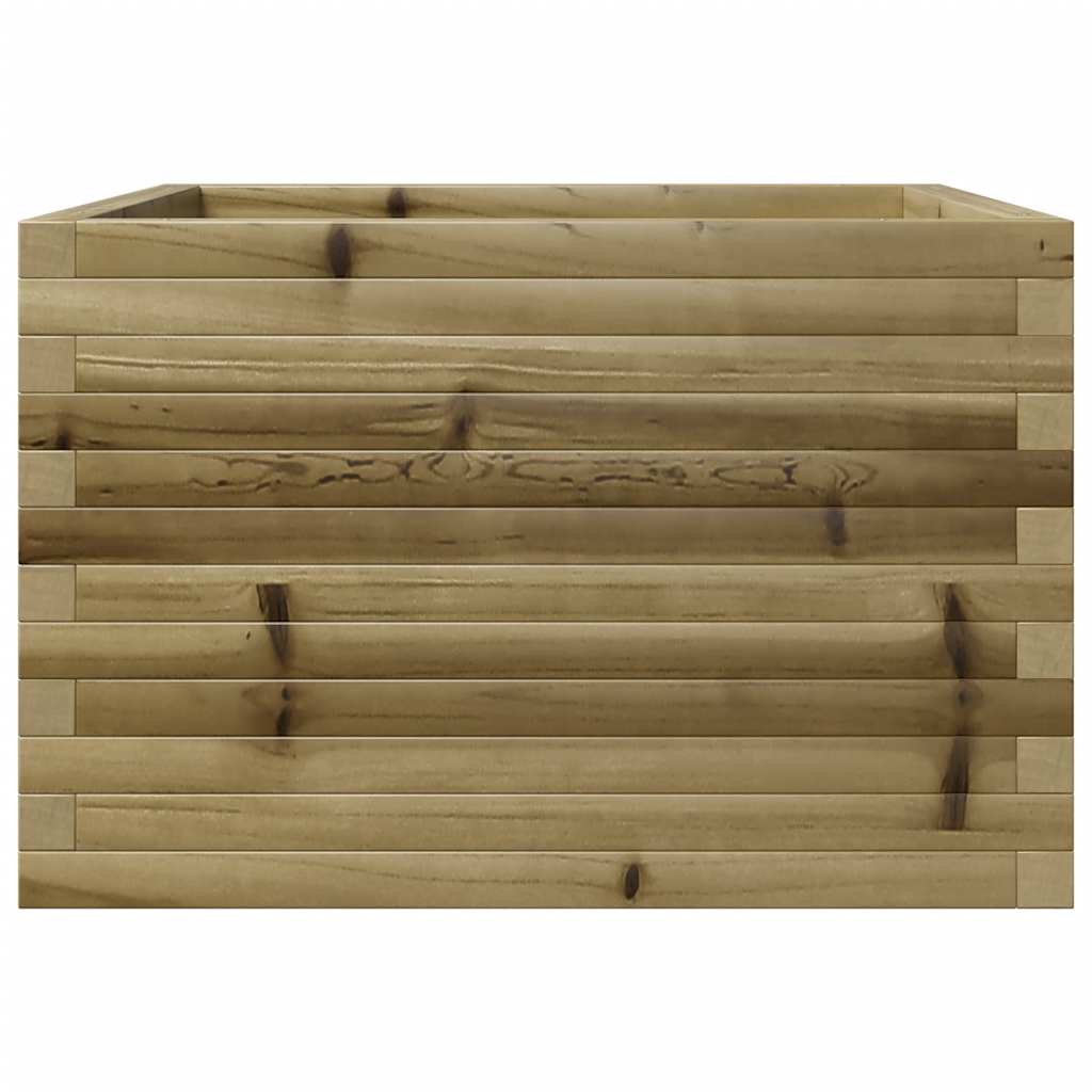vidaXL Ζαρντινιέρα Κήπου 70x70x46 εκ. από Εμποτισμένο Ξύλο Πεύκου