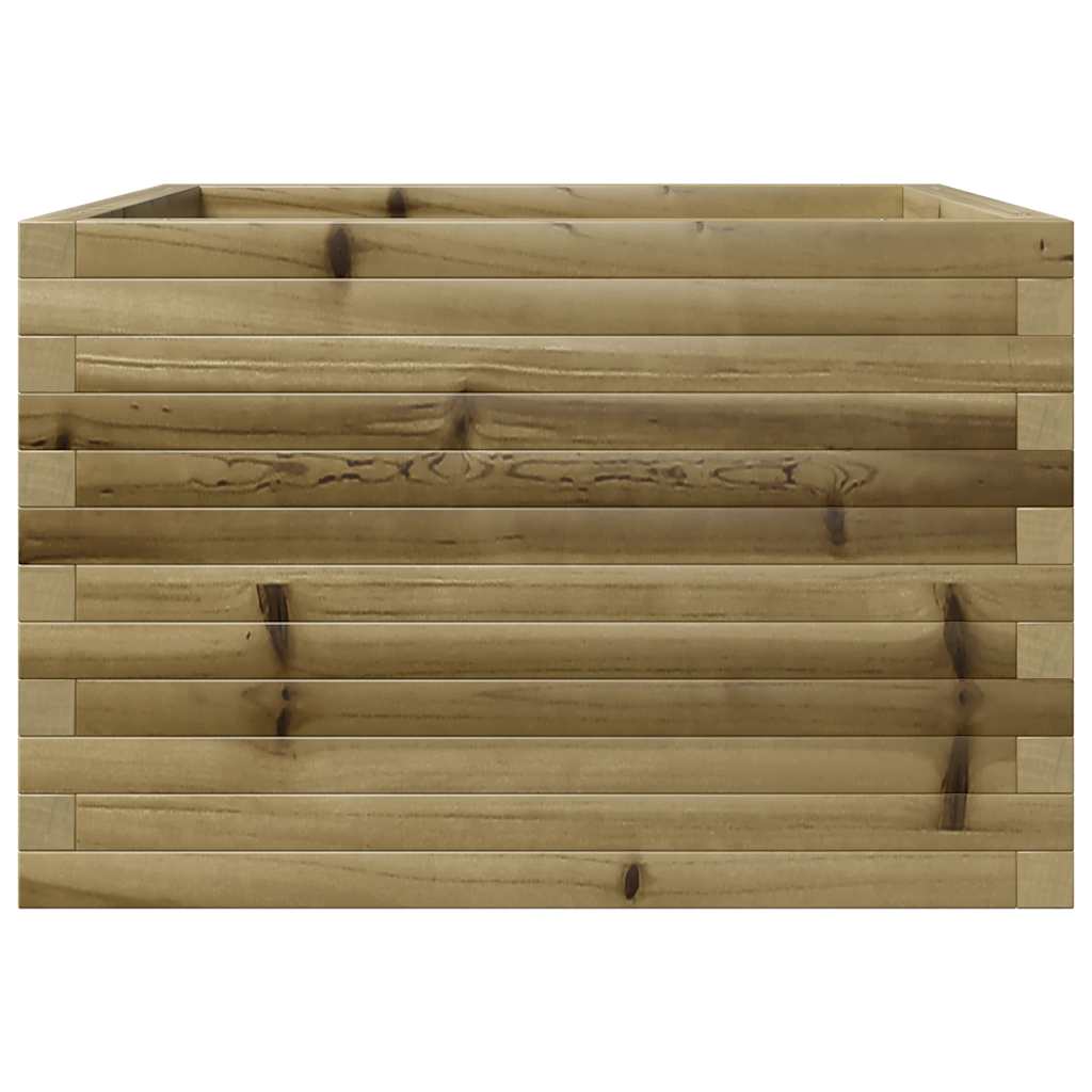 vidaXL Ζαρντινιέρα Κήπου 70x70x46 εκ. από Εμποτισμένο Ξύλο Πεύκου