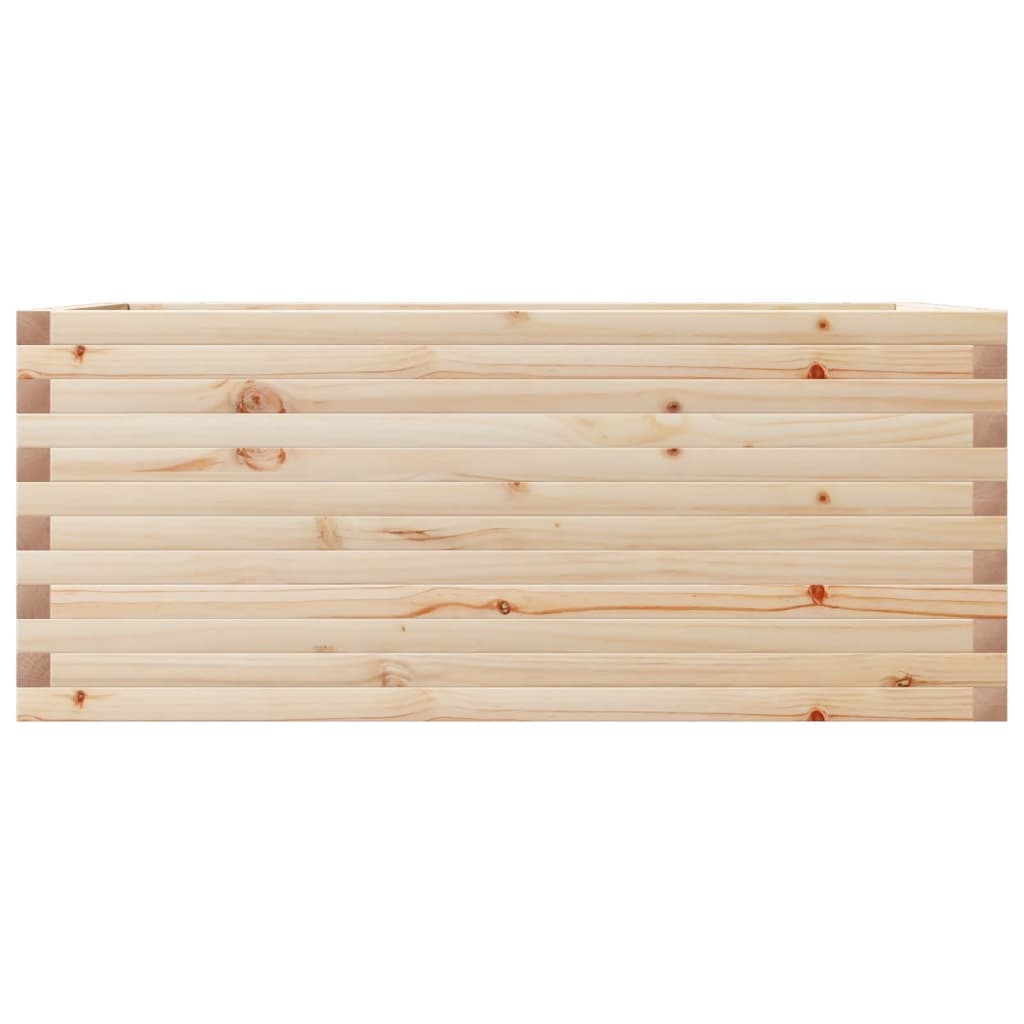 vidaXL Ζαρντινιέρα Κήπου 110 x 60 x 46 εκ. από Μασίφ Ξύλο Πεύκου