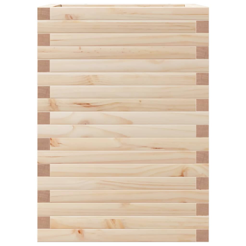 vidaXL Ζαρντινιέρα 50x50x68,5 εκ. από Μασίφ Ξύλο Πεύκου