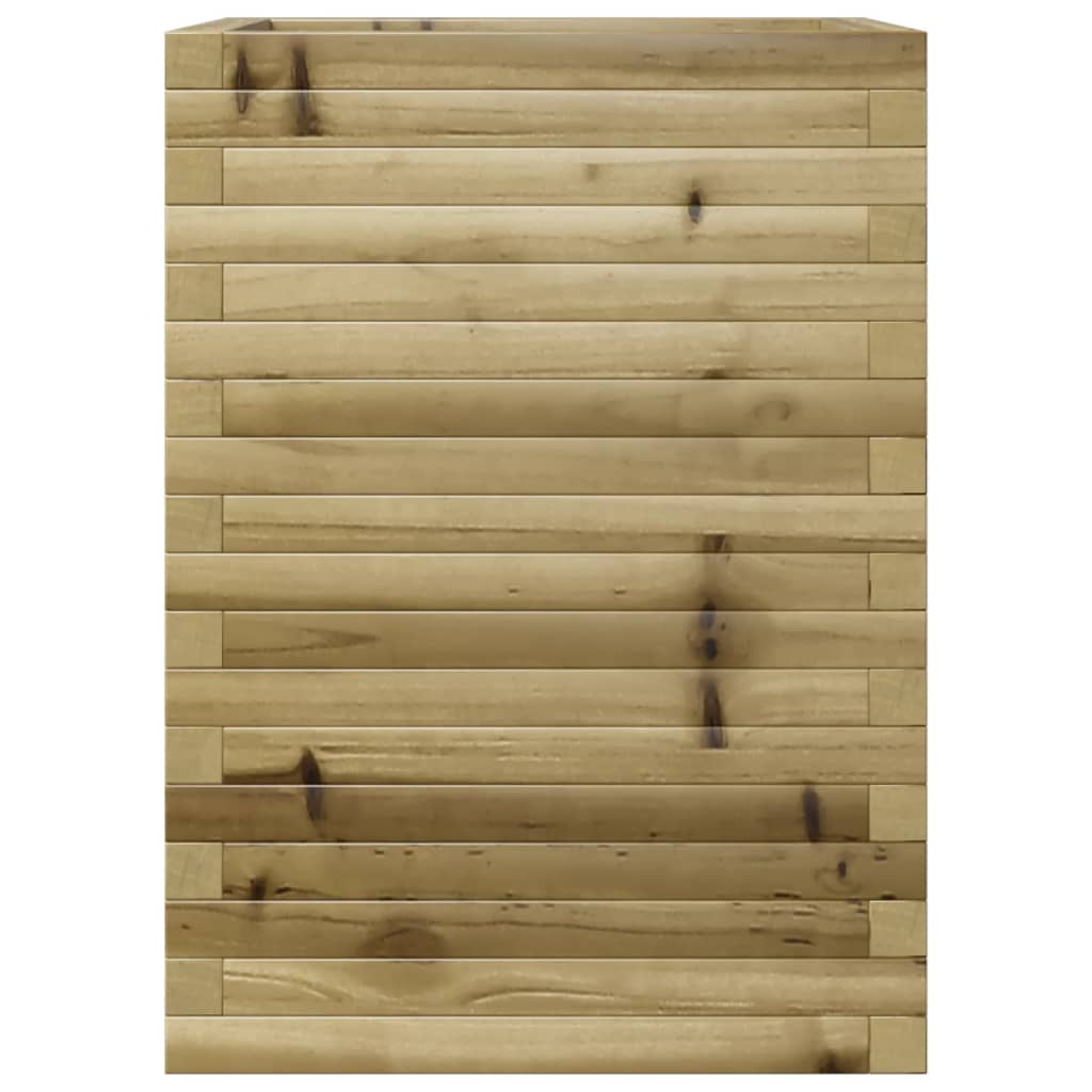 vidaXL Ζαρντινιέρα 50x50x68,5 εκ. Εμποτισμ. Ξύλο Πεύκου