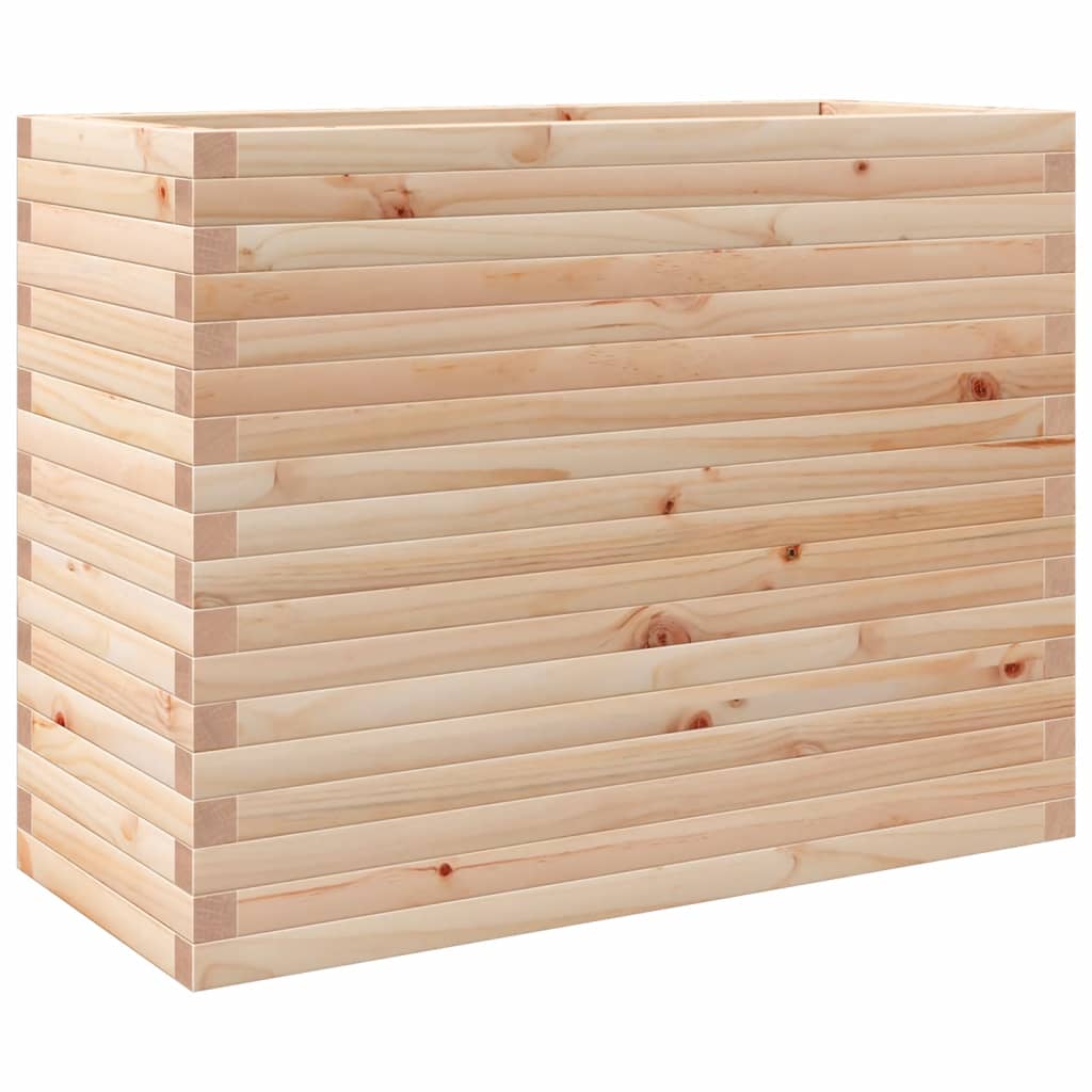 vidaXL Ζαρντινιέρα Κήπου 90x40x68,5 εκ από Μασίφ Ξύλο Πεύκου