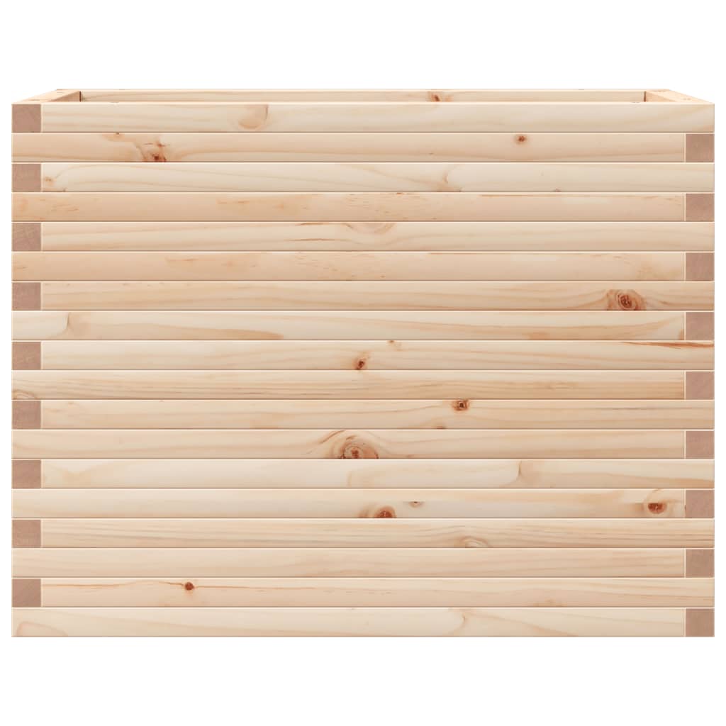 vidaXL Ζαρντινιέρα Κήπου 90x40x68,5 εκ από Μασίφ Ξύλο Πεύκου