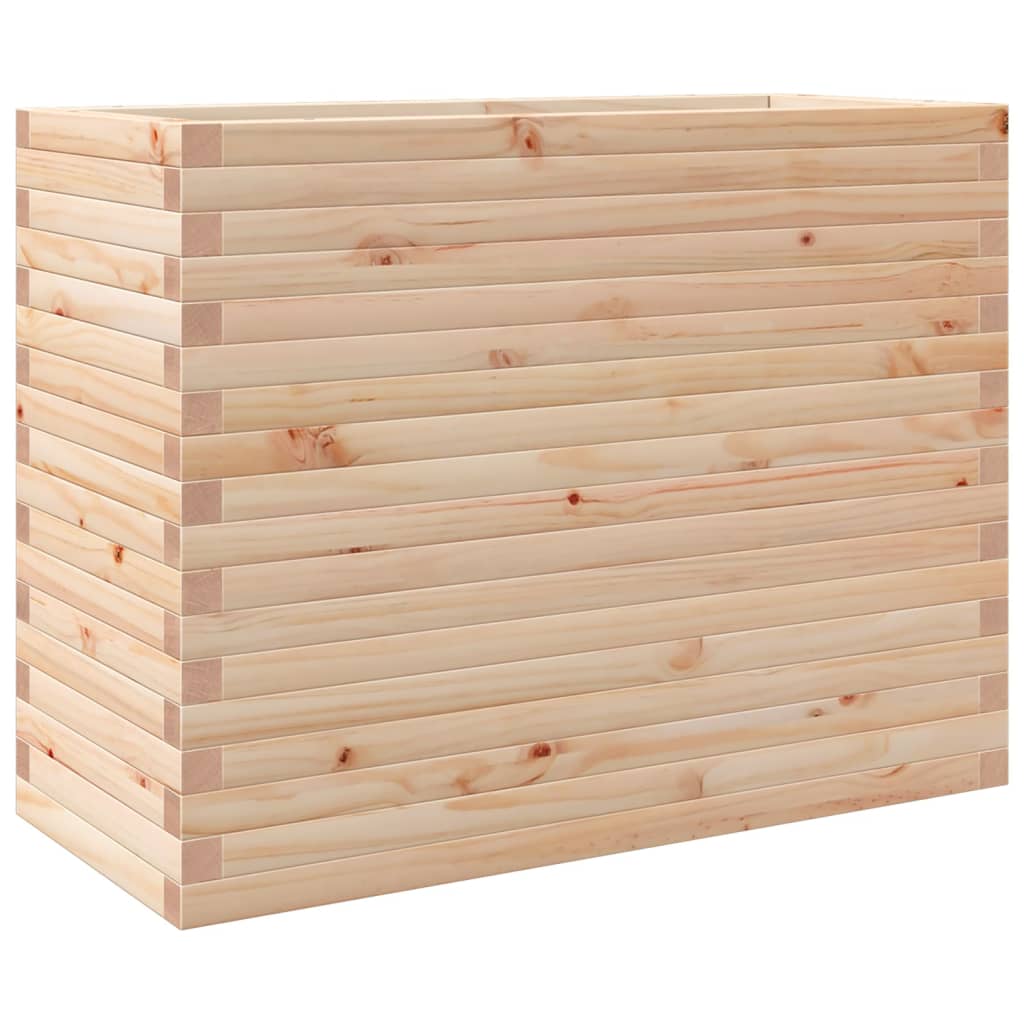 vidaXL Ζαρντινιέρα Κήπου 90x40x68,5 εκ από Μασίφ Ξύλο Πεύκου