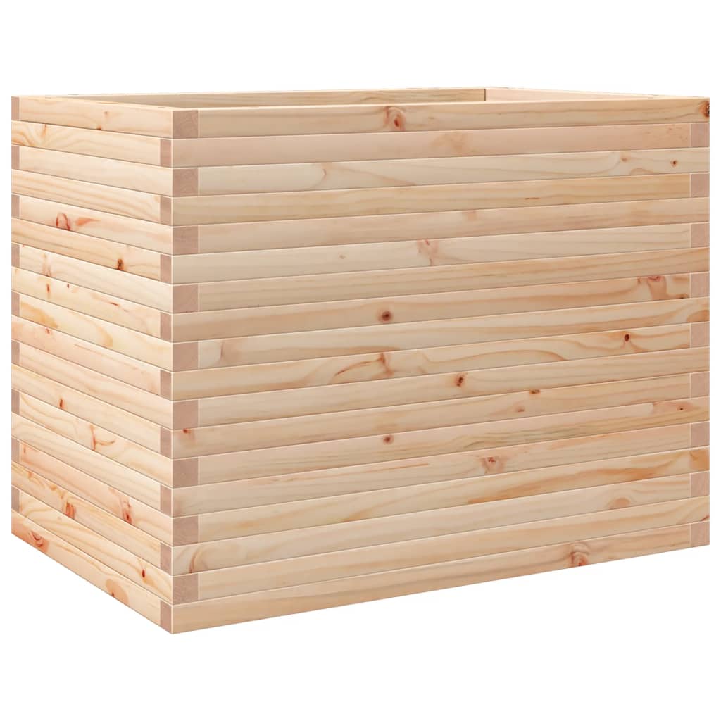 vidaXL Ζαρντινιέρα Κήπου 90x60x68,5 εκ από Μασίφ Ξύλο Πεύκου