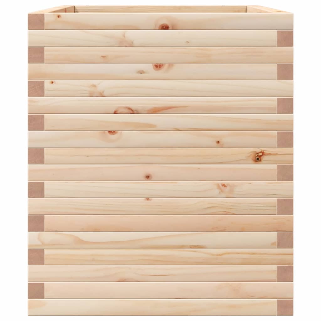 vidaXL Ζαρντινιέρα Κήπου 90x60x68,5 εκ από Μασίφ Ξύλο Πεύκου