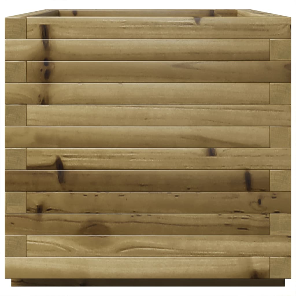 vidaXL Ζαρντινιέρα Κήπου 50x50x49,5 εκ. από Εμποτισμένο Ξύλο Πεύκου