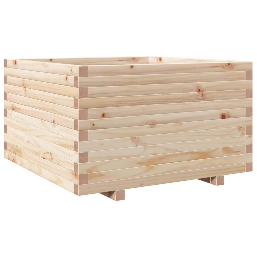 vidaXL Ζαρντινιέρα Κήπου 80x80x49,5 εκ από Μασίφ Ξύλο Πεύκου