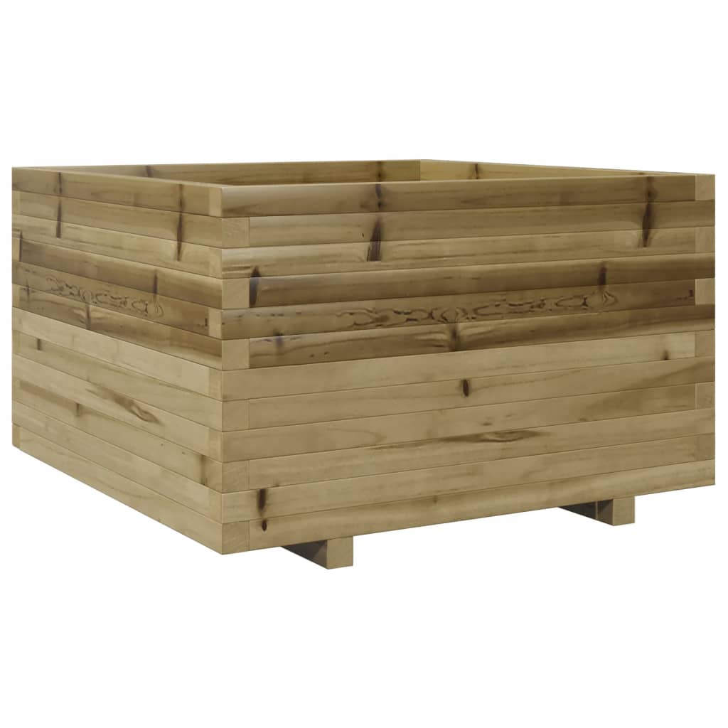 vidaXL Ζαρντινιέρα Κήπου 80x80x49,5 εκ. από Εμποτισμένο Ξύλο Πεύκου