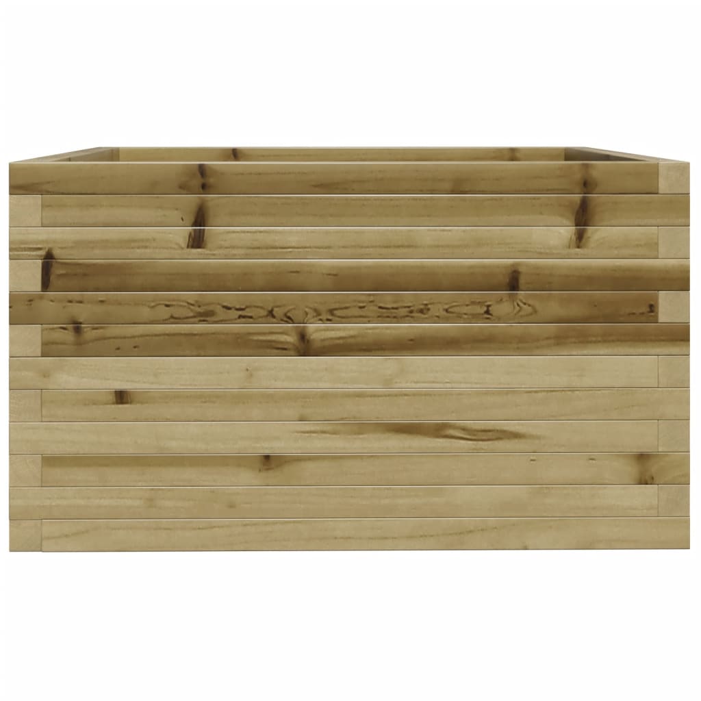vidaXL Ζαρντινιέρα Κήπου 80x80x49,5 εκ. από Εμποτισμένο Ξύλο Πεύκου