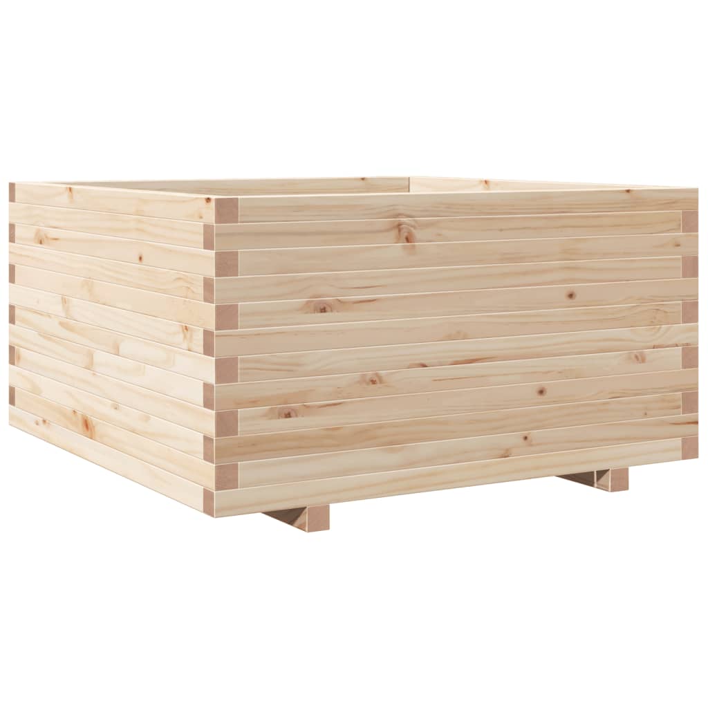vidaXL Ζαρντινιέρα Κήπου 90x90x49,5 εκ από Μασίφ Ξύλο Πεύκου