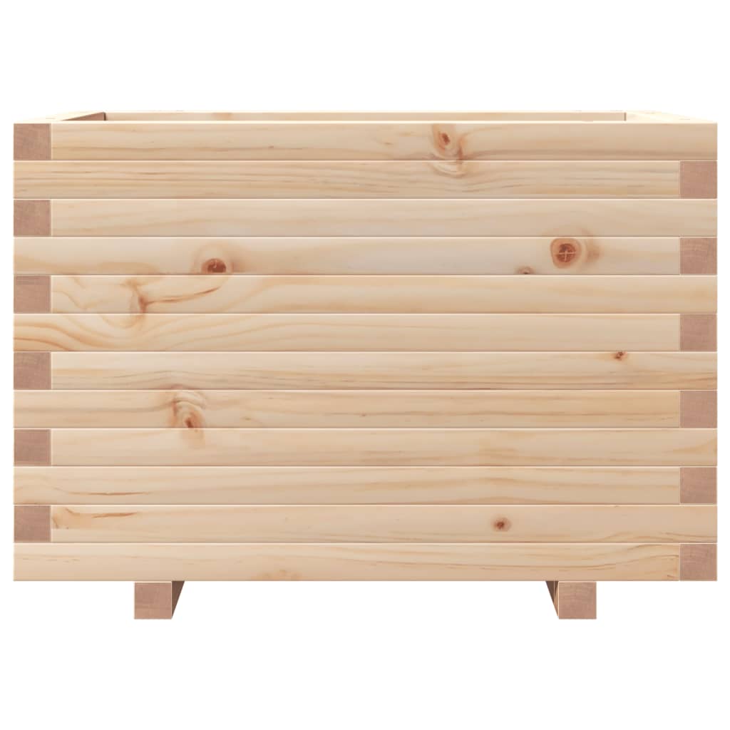 vidaXL Ζαρντινιέρα Κήπου 70x40x49,5 εκ από Μασίφ Ξύλο Πεύκου