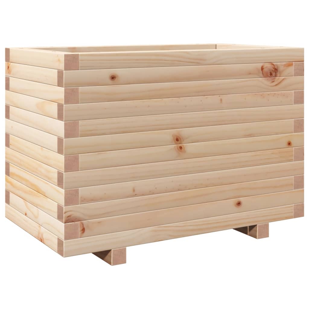 vidaXL Ζαρντινιέρα Κήπου 70x40x49,5 εκ από Μασίφ Ξύλο Πεύκου